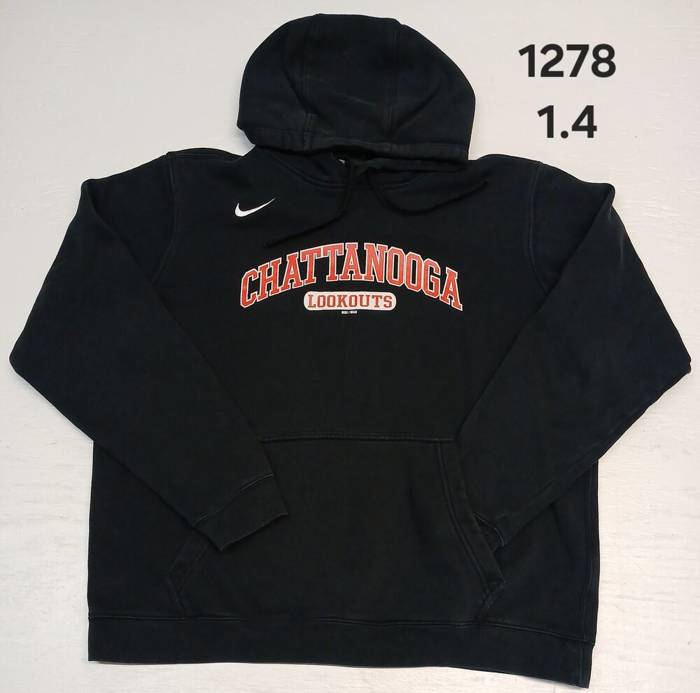 NIKE (Large) Black Chattanooga Pouch Pocket Pullover Hoodie
